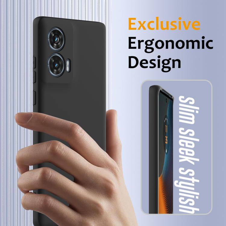 For Motorola Edge 50 Fusion Shockproof Silicone Magsafe Phone Case(Black) - free shipping - PMC TechLife - Order now!