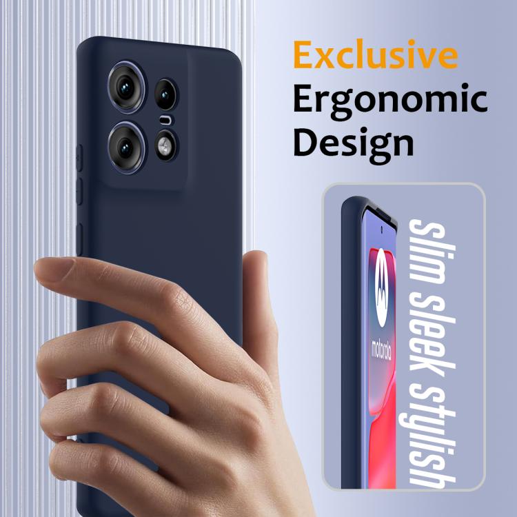 For Motorola Edge 50 Pro Shockproof Silicone Magsafe Phone Case(Navy Blue) - free shipping - PMC TechLife - Order now!