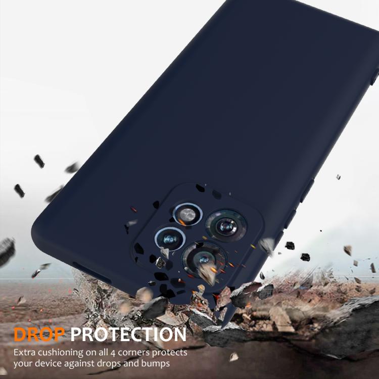 For Motorola Edge 40 Pro 5G Shockproof Silicone Magsafe Phone Case(Navy Blue) - free shipping - PMC TechLife - Order now!