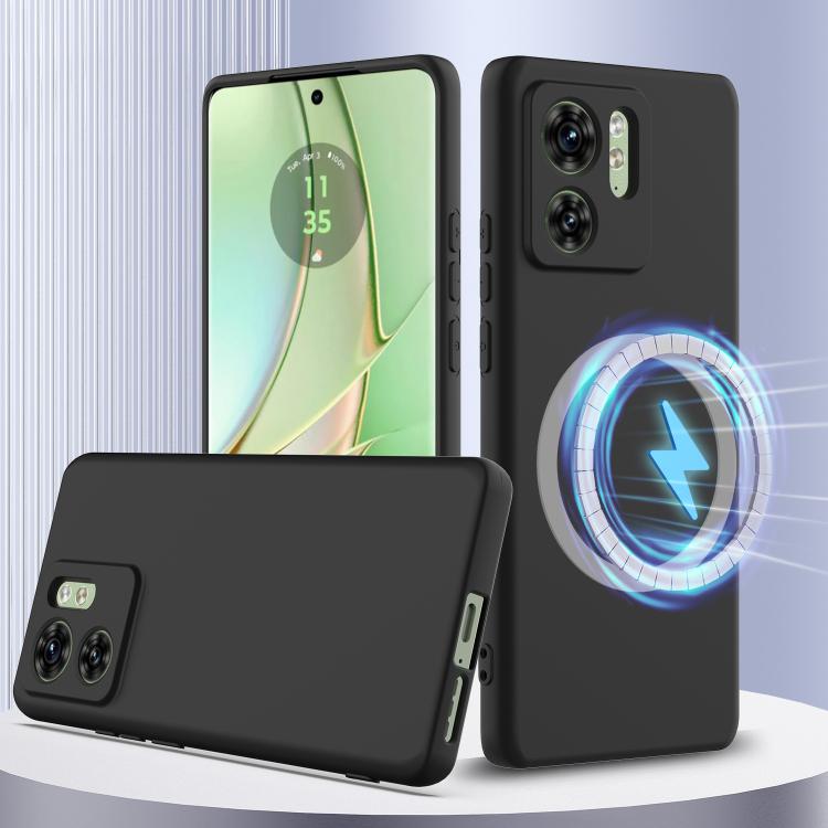 For Motorola Edge 2023 Shockproof Silicone Magsafe Phone Case(Black) - free shipping - PMC TechLife - Order now!