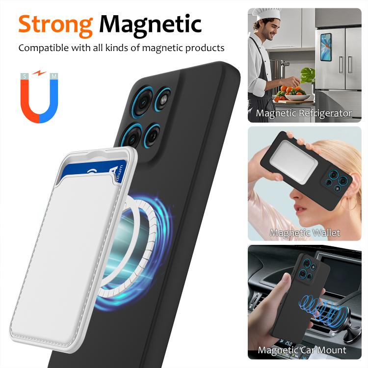 For Motorola Moto G56 5G Shockproof Silicone Magsafe Phone Case(Black) - free shipping - PMC TechLife - Order now!