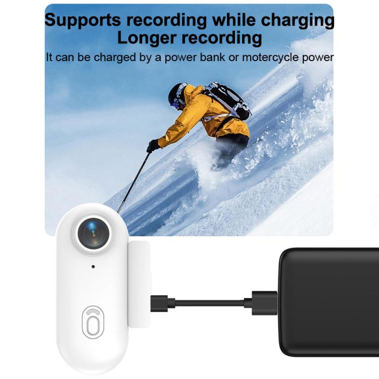 H88 4K Thumb Sports Camera Mini WiFi Camera, Specification:Standard Version(White) - Video Cameras by PMC TechLife | Online Shopping South Africa | PMC TechLife | Buy Now Pay Later Mobicred