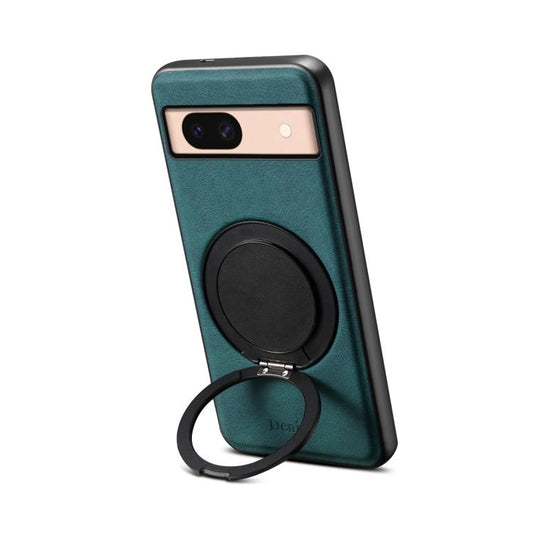 For Google Pixel 8a Denior A14 Skin Feel Rotating Holder MagSafe Phone Case(Blue) - Google Cases by Denior | Online Shopping South Africa | PMC Jewellery | Buy Now Pay Later Mobicred