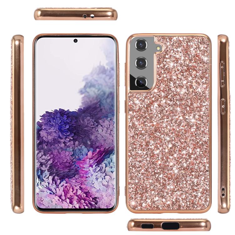 For Samsung Galaxy S25+ 5G Glitter Powder Shockproof TPU Phone Case(Silver) - Galaxy S25+ 5G Cases by PMC Jewellery | Online Shopping South Africa | PMC Jewellery | Buy Now Pay Later Mobicred