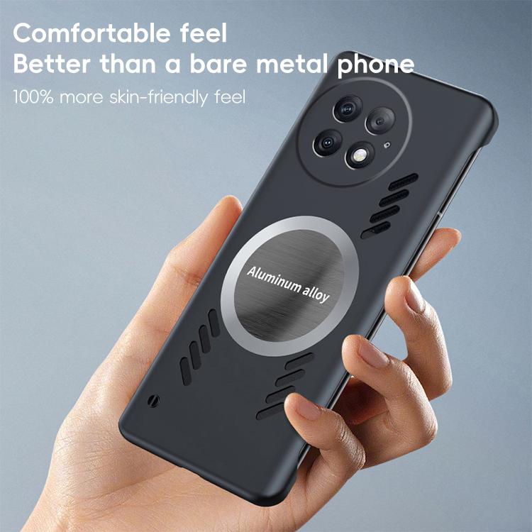 For OnePlus 13 All-inclusive Lens Frameless Graphene Cooling Phone Case(Orange) - free shipping - PMc TechLife - Order now!