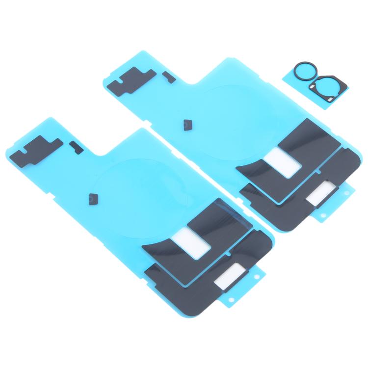 For iPhone 16 Plus 10pcs Back Cover Heat Sink Black Sticker with Back Camera Sponge Pads - Back Cover by PMC TechLife | Online Shopping South Africa | PMC TechLife | Buy Now Pay Later Mobicred