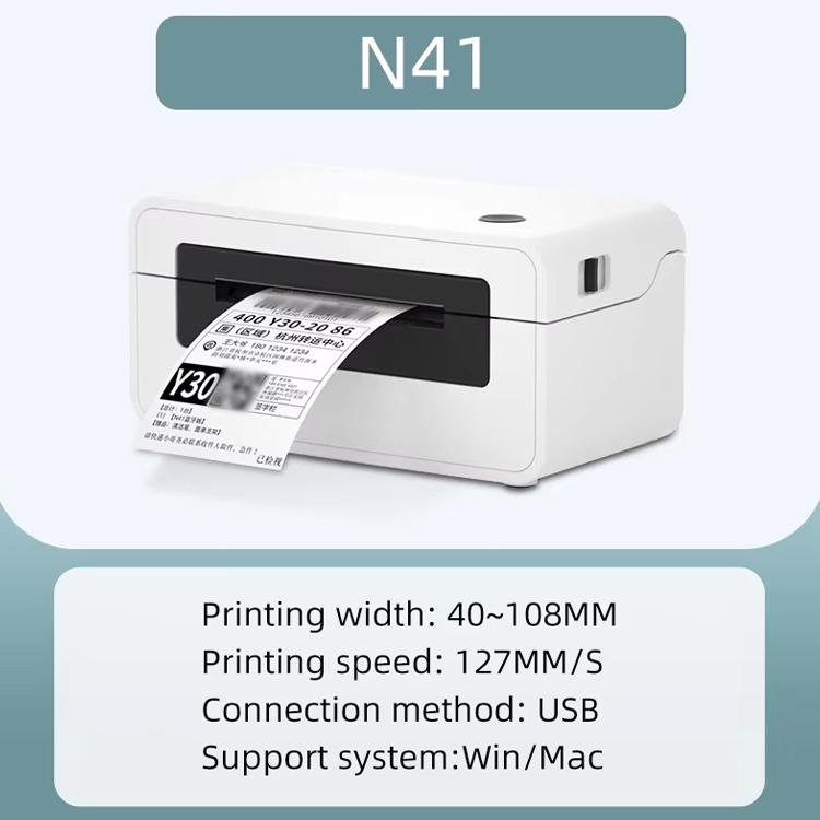HPRT N41 Bluetooth Version Express Electronic Waybill Printer, Plug:US Plug(White) - Printer by PMC TechLife | Online Shopping South Africa | PMC TechLife | Buy Now Pay Later Mobicred