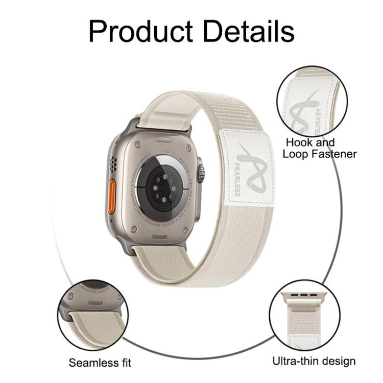 For Apple Watch 42mm / 41mm / 40mm / 38mm Fearless Trail Loop Nylon Band(Pink) - free shipping - PMc TechLife - Order now!