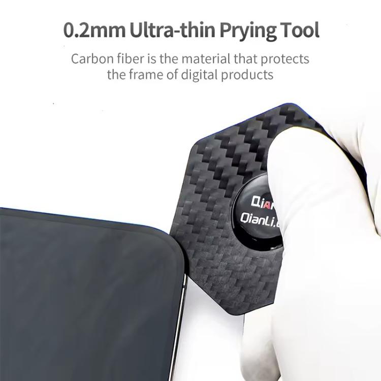 Qianli High Toughness Multifunctional Carbon Fiber Prying Tool Triangular shaped - free shipping - PMC TechLife - Order now!