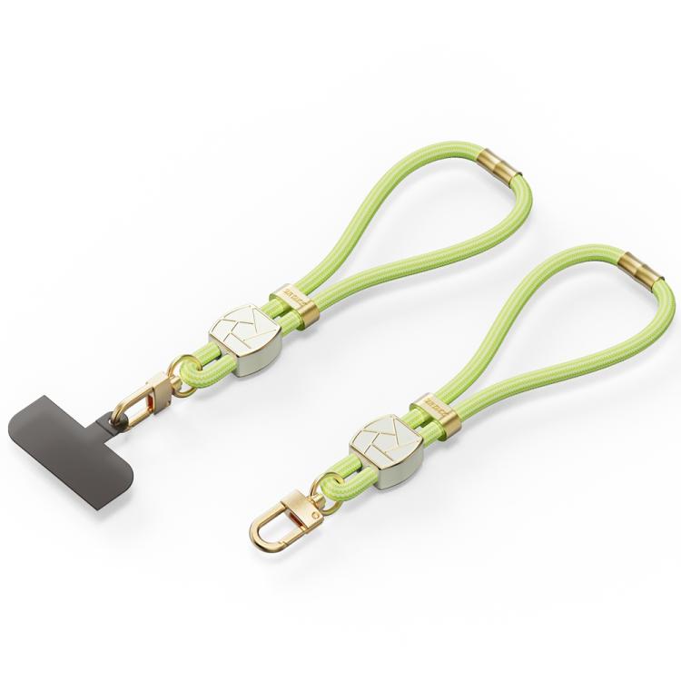 DUX DUCIS Garden Series Broken Ice Pattern Adjustable Short Phone Lanyard(Green Yellow) - Lanyards & Wrist Straps by DUX DUCIS | Online Shopping South Africa | PMc TechLife | Buy Now Pay Later Mobicred
