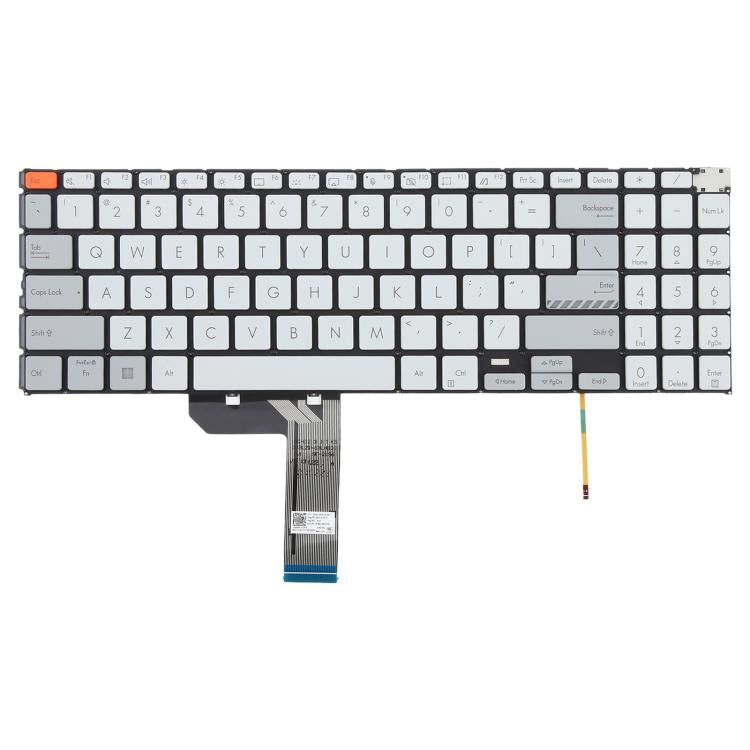 US Version Backlit Laptop Keyboard for Asus Vivobook Pro 15X OLED K6501 M6501(White) - Replacement Keyboards by PMc TechLife | Online Shopping South Africa | PMc TechLife | Buy Now Pay Later Mobicred