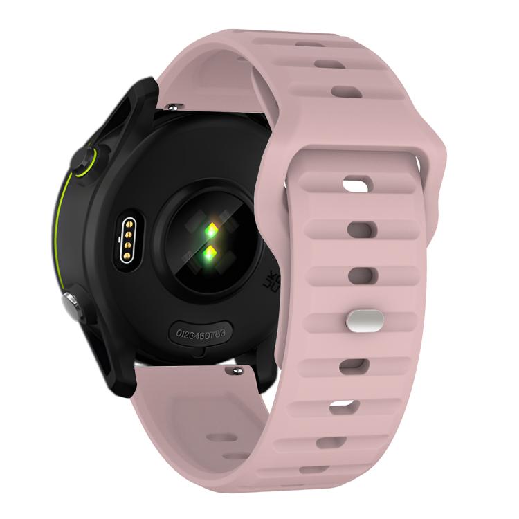 22mm Kalebol Wave Pattern Studded Buckle Silicone Watch Band(Rose Pink) - free shipping - PMc TechLife - Order now!