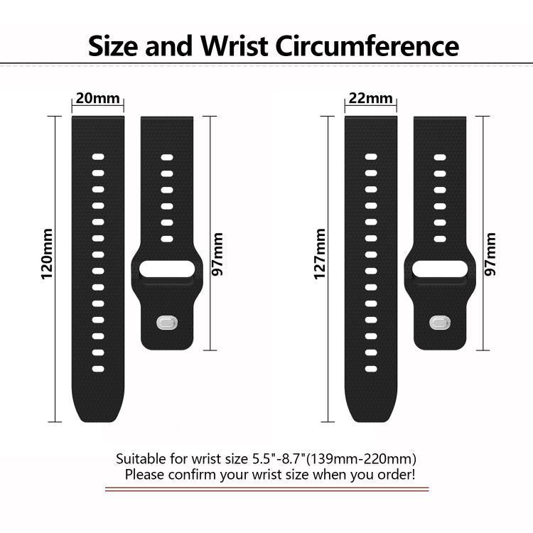 20mm Kalebol Dot Studded Buckle Silicone Watch Band(Yellow) - free shipping - PMc TechLife - Order now!