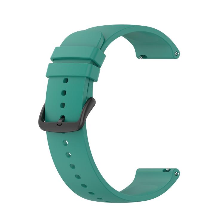 22mm Kalebol Round Tail Silicone Watch Band(Pine Green) - 22mm Bands by Kalebol | Online Shopping South Africa | PMc TechLife | Buy Now Pay Later Mobicred