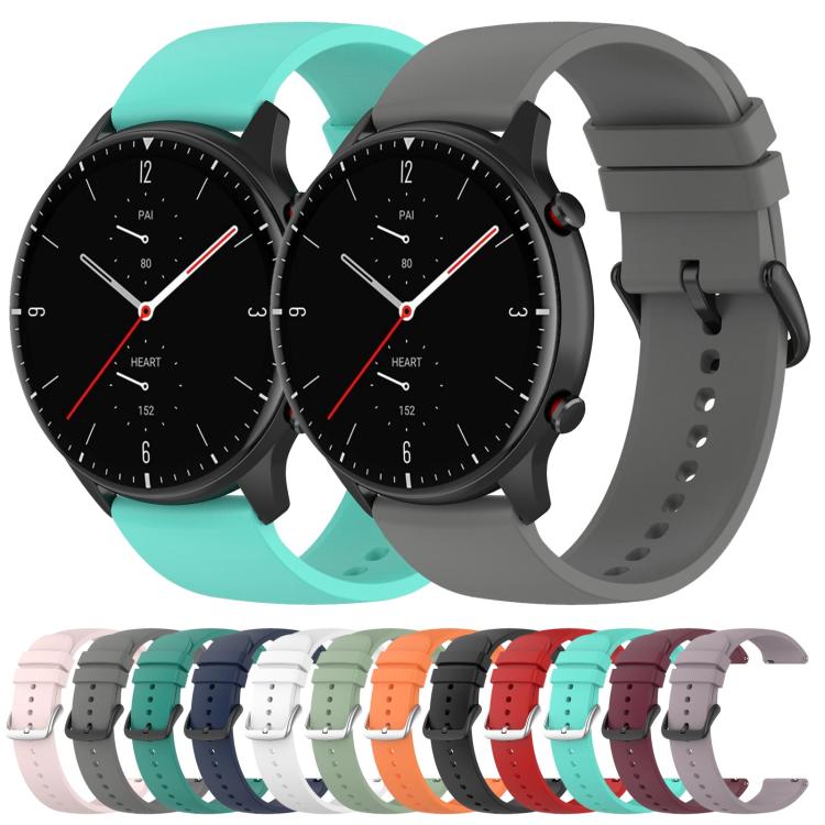 22mm Kalebol Round Tail Silicone Watch Band(White) - 22mm Bands by Kalebol | Online Shopping South Africa | PMc TechLife | Buy Now Pay Later Mobicred