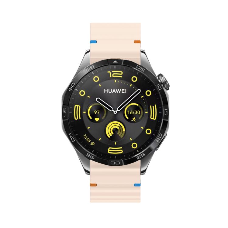 22mm Kalebol Wave Stitch Silicone Watch Band(Pink) - free shipping - PMc TechLife - Order now!