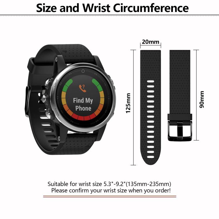 For Garmin QuickFit 20mm Kalebol Dot Texture Silicone Watch Band(White) - Watch Bands by Kalebol | Online Shopping South Africa | PMc TechLife | Buy Now Pay Later Mobicred
