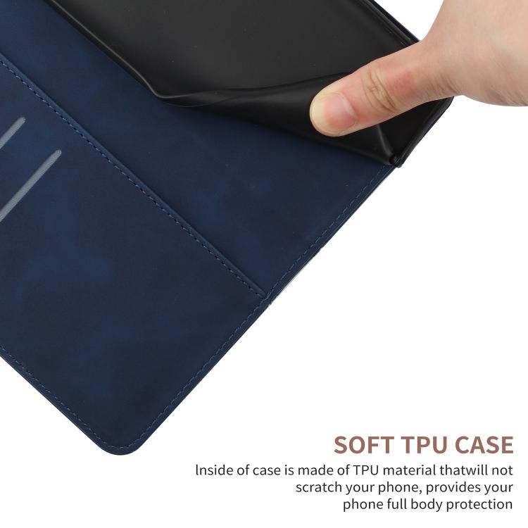 For Tecno Spark 40 Pro 4G Stitching Embossed Leather Phone Case(Blue) - free shipping - PMC TechLife - Order now!