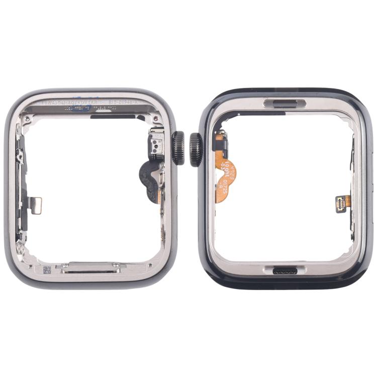 For Apple Watch Series 4 44mm LTE Graphite Steel Middle Frame Bezel Plate with Crown Spin Axis Flex Cable - Middle Frame by PMc TechLife | Online Shopping South Africa | PMc TechLife | Buy Now Pay Later Mobicred