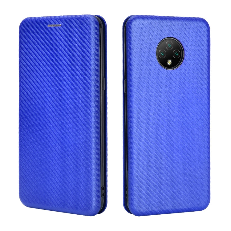 For Doogee X95 Carbon Fiber Texture Horizontal Flip TPU + PC + PU Leather Case with Card Slot & Lanyard(Blue) - More Brand by PMC Jewellery | Online Shopping South Africa | PMC Jewellery | Buy Now Pay Later Mobicred