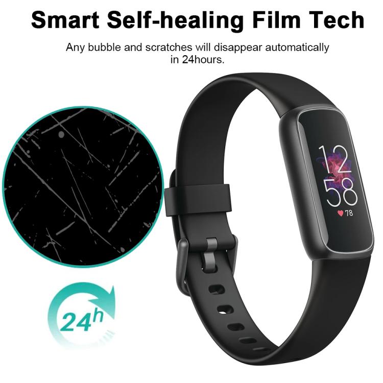For Fitbit Luxe 5pcs xDfind Soft Hydrogel Film Full Cover Front Protector - free shipping - PMc TechLife - Order now!