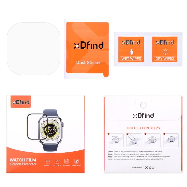 For Fitbit Versa 3 5pcs xDfind Soft Hydrogel Film Full Cover Front Protector - free shipping - PMc TechLife - Order now!