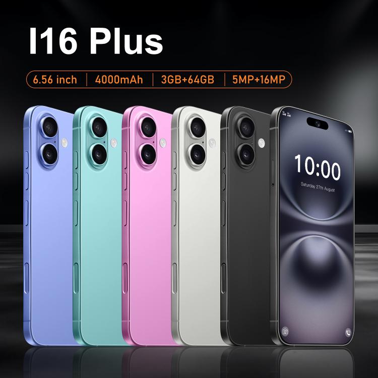 I16 Plus / RAi5, 3GB+64GB, 6.56 inch Android 10 MTK6739 Quad Core, Network: 4G, Dual SIM, Plug:US Plug(White) - free shipping - PMc TechLife - Order now!