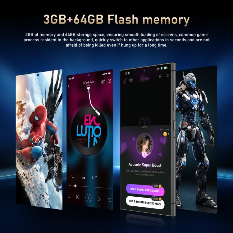 C24 Pro / S3-3, 3GB+64GB, 6.56 inch Android 10 MTK6739 Quad Core, Network: 4G, Dual SIM, Plug:US Plug(Blue) - free shipping - PMc TechLife - Order now!