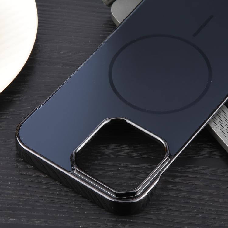For iPhone 13 Pro Electroplating Frameless Frosted Anti-Glare PC MagSafe Phone Case(Black) - free shipping - PMC TechLife - Order now!