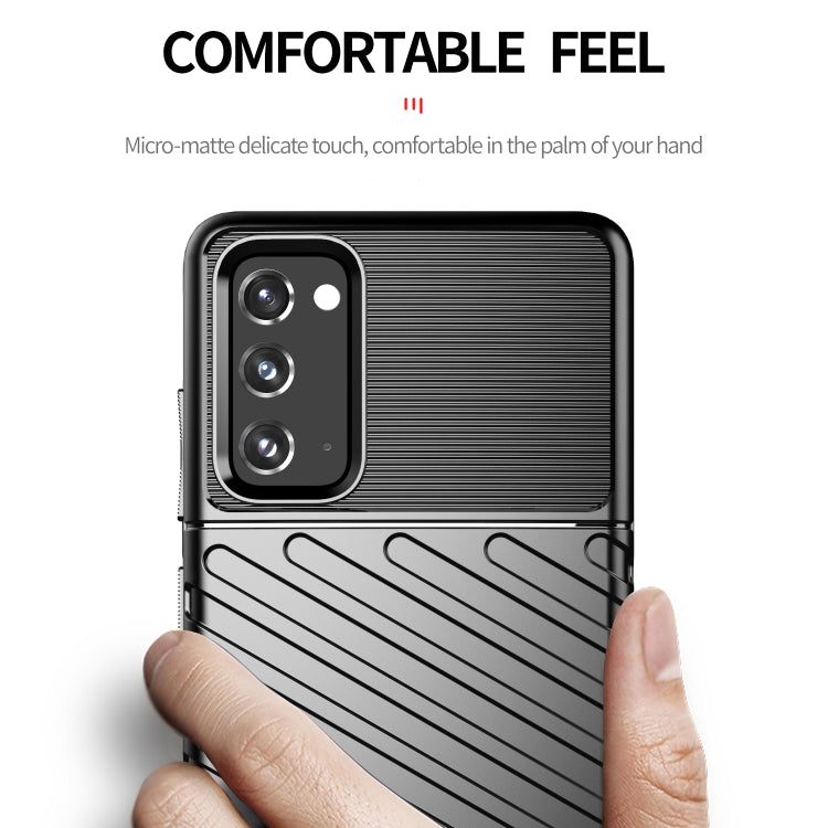 For Samsung Galaxy S20 FE Thunderbolt Shockproof TPU Protective Soft Case(Black) - Galaxy S20 FE Cases by PMC Jewellery | Online Shopping South Africa | PMC Jewellery | Buy Now Pay Later Mobicred