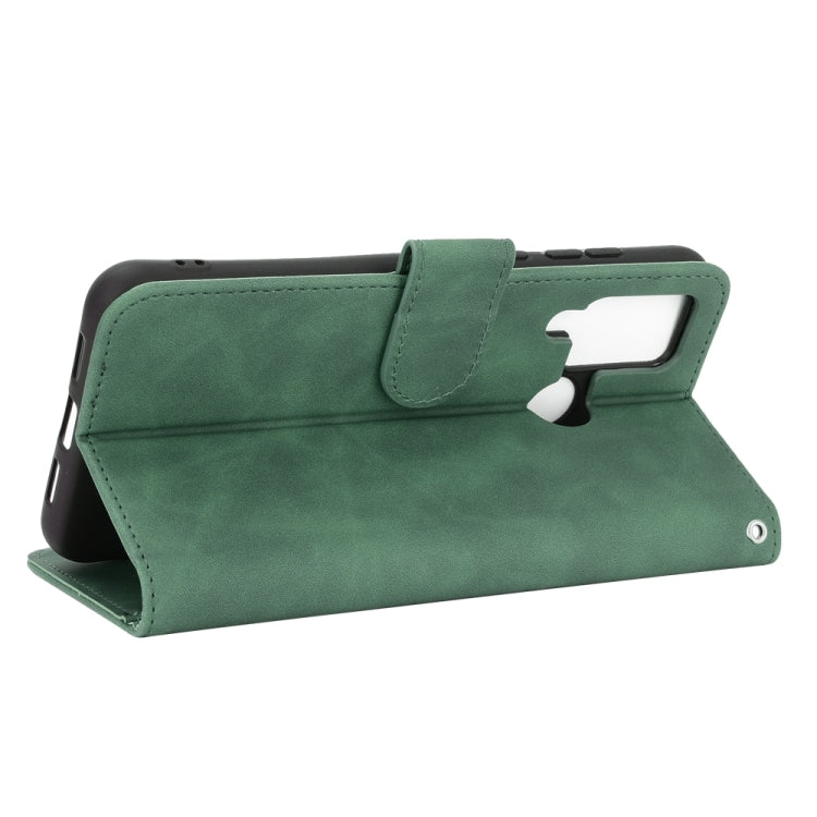 For DOOGEE N20 Pro Solid Color Skin Feel Magnetic Buckle Horizontal Flip Calf Texture PU Leather Case with Holder & Card Slots & Wallet(Green) - More Brand by PMC Jewellery | Online Shopping South Africa | PMC Jewellery | Buy Now Pay Later Mobicred