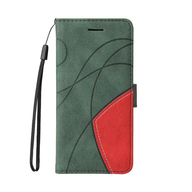 For Nothing Phone 3A Pro Dual-color Splicing Flip Leather Phone Case(Green) - free shipping - PMC TechLife - Order now!
