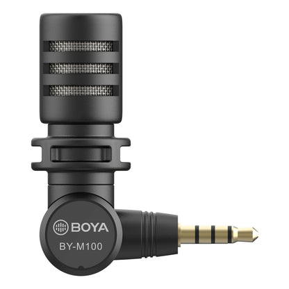 BOYA BY-M110 3.5mm Interface Mini Omnidirectional Condenser Microphone - Microphone by BOYA | Online Shopping South Africa | PMC Jewellery | Buy Now Pay Later Mobicred