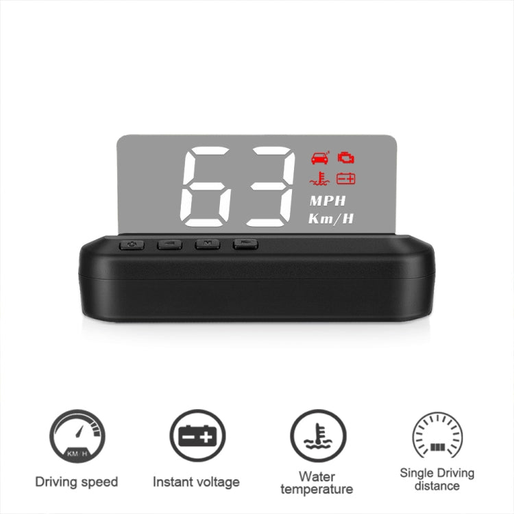 C100 Car HUD Head-up Display OBD2 Fault Code Elimination Overspeed / Fault Alarm - Head Up Display System by PMC Jewellery | Online Shopping South Africa | PMC Jewellery | Buy Now Pay Later Mobicred