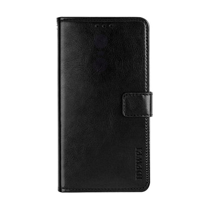 For Blackview BV6900 idewei Crazy Horse Texture Horizontal Flip Leather Case with Holder & Card Slots & Wallet(Black) - More Brand by idewei | Online Shopping South Africa | PMC Jewellery | Buy Now Pay Later Mobicred