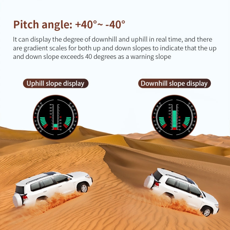 P18 GPS Car HUD Head-up Display Vehicle Speed / Voltage / Mileage - Head Up Display System by PMC TechLife | Online Shopping South Africa | PMC TechLife | Buy Now Pay Later Mobicred