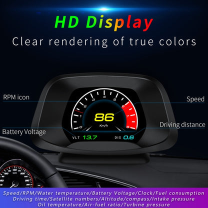 P19 Car HUD Head-up Display GPS Speed Meter Car OBD2 Fault Elimination Code - Head Up Display System by PMC Jewellery | Online Shopping South Africa | PMC Jewellery | Buy Now Pay Later Mobicred