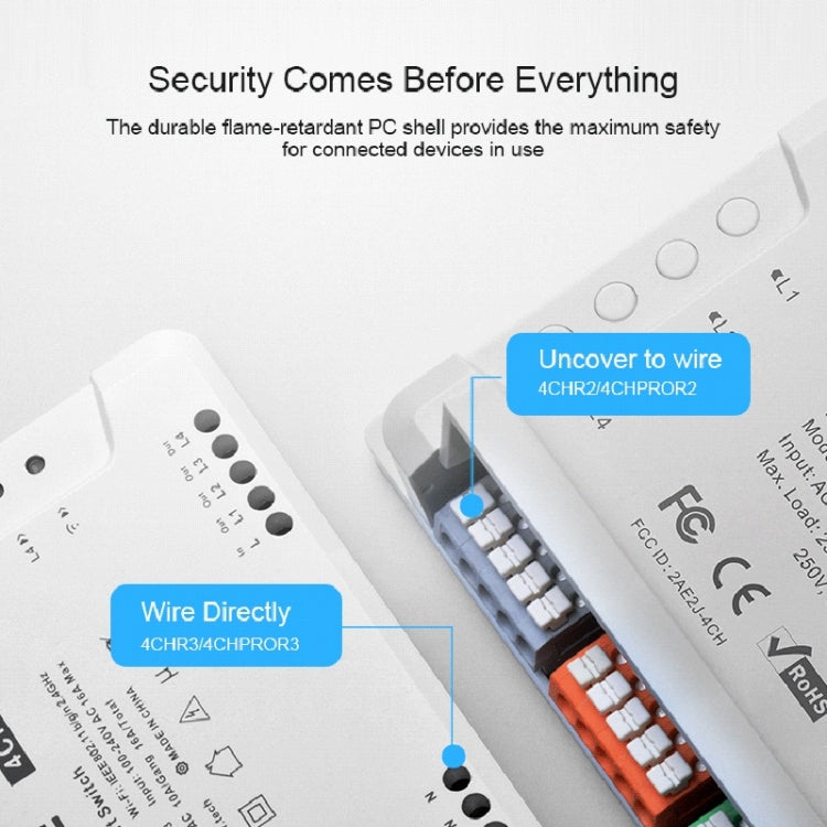 Sonoff 4CHPROR3 Mobile Phone Smart Home Switch Four-way Controller, Support Long-range Control Timing - free shipping - PMC Jewellery - Order now!