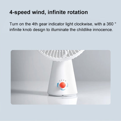 Original Xiaomi Mijia Desktop Handheld 2 in 1 Electric Fan (White) - Electric Fans by Xiaomi | Online Shopping South Africa | PMC Jewellery | Buy Now Pay Later Mobicred