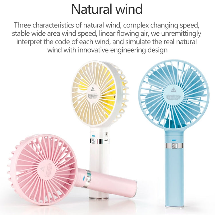 S2 Portable Foldable Handheld Electric Fan, with 3 Speed Control & Night Light (Purple) - Electric Fans by PMC Jewellery | Online Shopping South Africa | PMC Jewellery | Buy Now Pay Later Mobicred