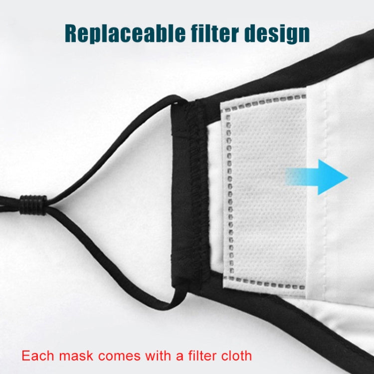 For Men Women Washable Replaceable Filter Breath-Valve PM2.5 Dustproof Face Mask(Dark Red) - free shipping - PMc TechLife - Order now!