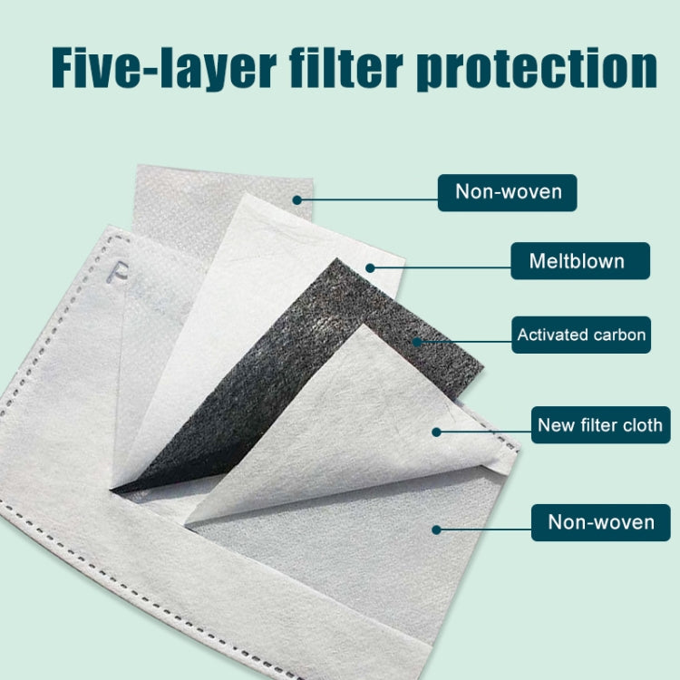For Men Women Washable Replaceable Filter Breath-Valve PM2.5 Dustproof Face Mask(Dark Red) - free shipping - PMc TechLife - Order now!