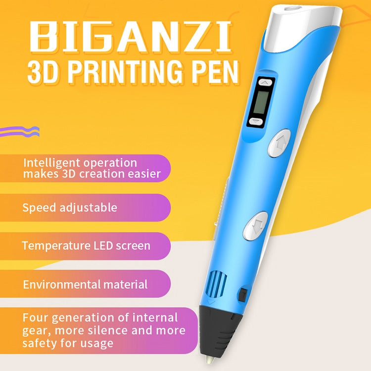 Hand-held 3D Printing Pen, US Plug(Yellow) - 3D Printer by PMC Jewellery | Online Shopping South Africa | PMC Jewellery | Buy Now Pay Later Mobicred