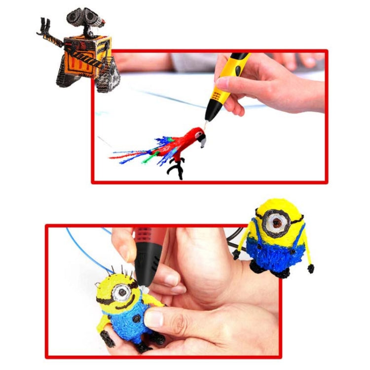 Gen 6th ABS / PLA Filament Kids DIY Drawing 3D Printing Pen with LCD Display(White+Black) - free shipping - PMC TechLife - Order now!