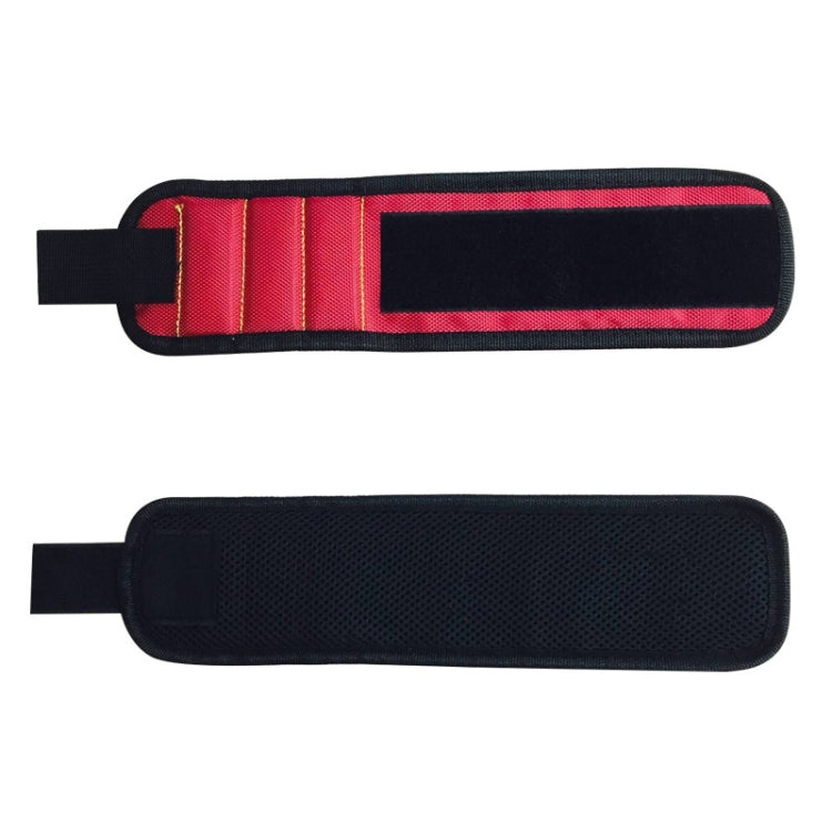 1680D Oxford Cloth Pocket Magnetic Wristband Storage Pockets Tool(Red) - Storage Bags & Boxes by PMC Jewellery | Online Shopping South Africa | PMC Jewellery