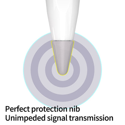 8 PCS Non-slip Mute Wear-resistant Nib Cover for M-pencil Lite (White) - Pencil Accessories by PMC Jewellery | Online Shopping South Africa | PMC Jewellery | Buy Now Pay Later Mobicred