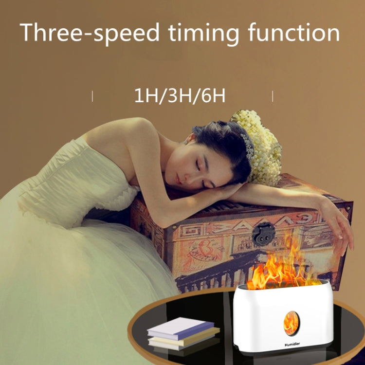 USB Simulation Flame Humidifier (Grey) - free shipping - PMC TechLife - Order now!