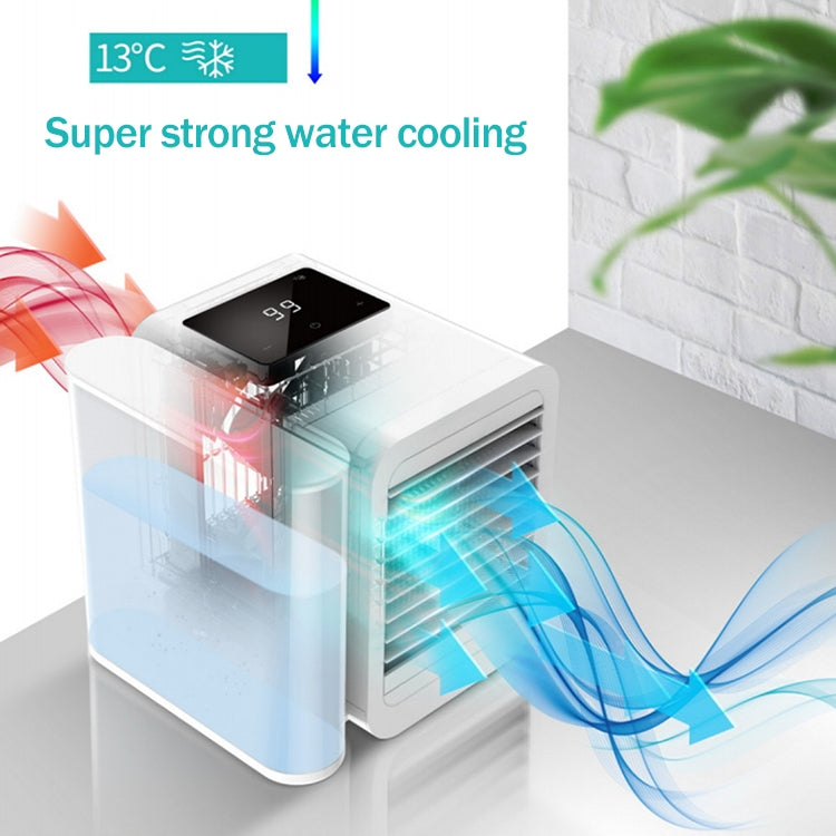 3 in 1 Refrigeration + Humidification + Purification Air Cooler Desktop Cooling Fan with Colorful Light - Electric Fans by PMC Jewellery | Online Shopping South Africa | PMC Jewellery