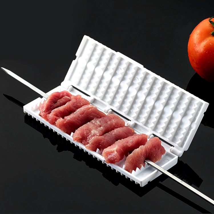 Functional Barbecue Wear String Machine Tool Meat Vegetable Kebabs Skewer - Gadgets by PMC TechLife | Online Shopping South Africa | PMC TechLife | Buy Now Pay Later Mobicred