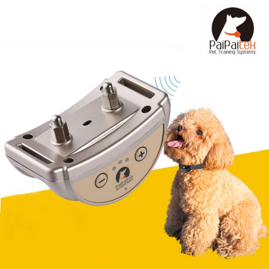 PD258 Automatic Anti Barking Collar Pet Training Control System for Dogs, S Size(Gold) - Training Aids by PMC Jewellery | Online Shopping South Africa | PMC Jewellery | Buy Now Pay Later Mobicred